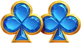 Clubs symbol in Crown Strike: Hold and Win